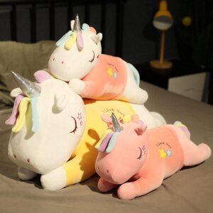 Sleeping Jacket Unicorn Soft Toy Stuffed Animal Plush Teddy Gift For Kids Girls Boys Love8162