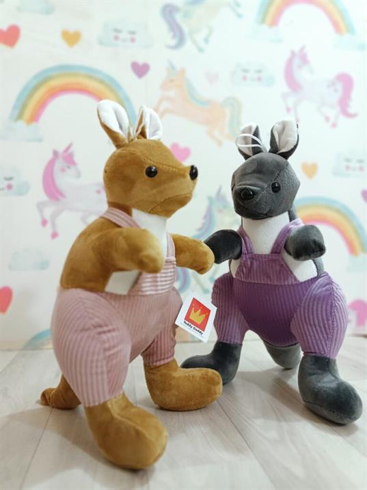 Baby Dress Kangaroo Soft Toy Stuffed Animal Plush Teddy Gift