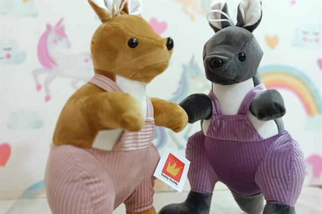 Baby Dress Kangaroo Plush Toy Soft Toy Stuffed Animal Plush Teddy Gift For Kids Girls Boys Love6457