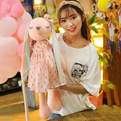 Bunny Long Ear Plush Toy Soft Toy Stuffed Animal Plush Teddy Gift For Kids Girls Boys Love3135