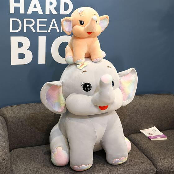 Butterfly Glitter Elephant Jungle Animal Soft Toy Stuffed Animal Plush Teddy Gift For Kids Girls Boys Love7520
