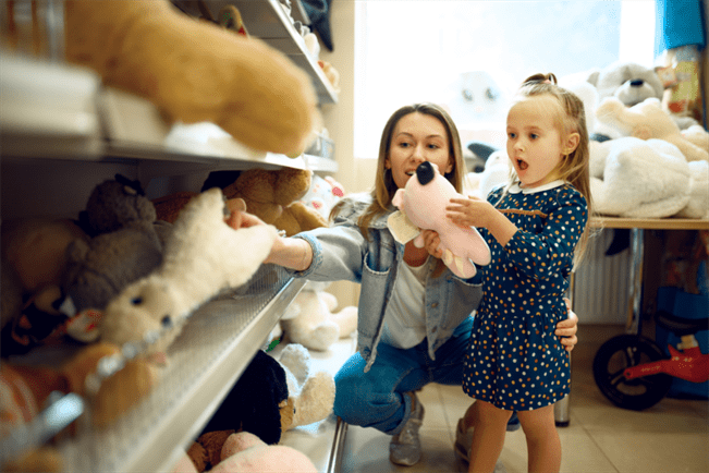 Buying Soft Toys for a Child Banner