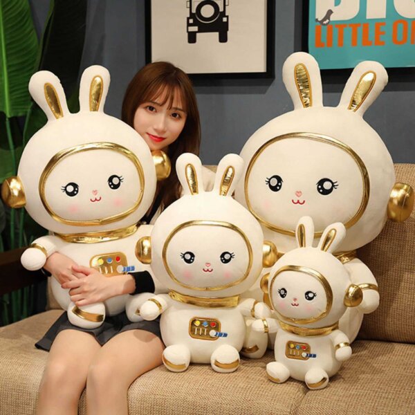Chandrayaan Astronaut Rabbit Teddy Soft Toy Stuffed Animal Plush Teddy Gift For Kids Girls Boys Love8003