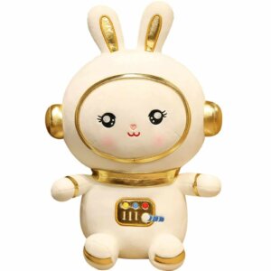 Chandrayaan Astronaut Rabbit Teddy White, 30 Cm Soft Toy Stuffed Animal Plush Teddy Gift For Kids Girls Boys Love7997
