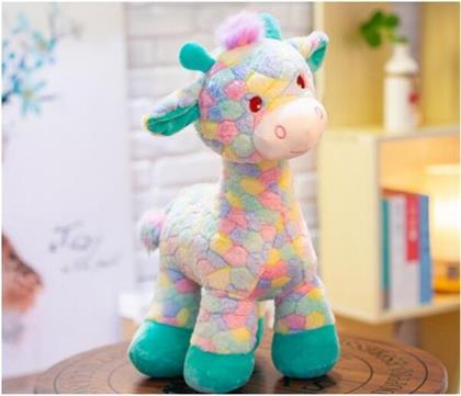 Colorful Giraffe Plush Toy Soft Toy Stuffed Animal Plush Teddy Gift For Kids Girls Boys Love3140