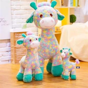 Colorful Giraffe Plush Toy Soft Toy Stuffed Animal Plush Teddy Gift For Kids Girls Boys Love3141