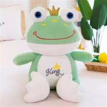 Crown King Frog Plush Toy Soft Toy Stuffed Animal Plush Teddy Gift For Kids Girls Boys Love3690