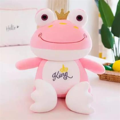 Crown King Frog Plush Toy Soft Toy Stuffed Animal Plush Teddy Gift For Kids Girls Boys Love3691