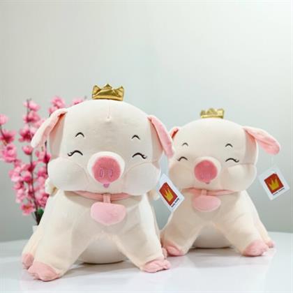 Crown Pig Soft Toy Stuffed Animal Plush Teddy Gift For Kids Girls Boys Love6663