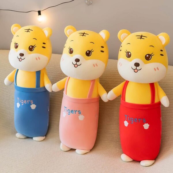 Dangri Tiger Soft Toy Pillow Soft Toy Stuffed Animal Plush Teddy Gift For Kids Girls Boys Love8032