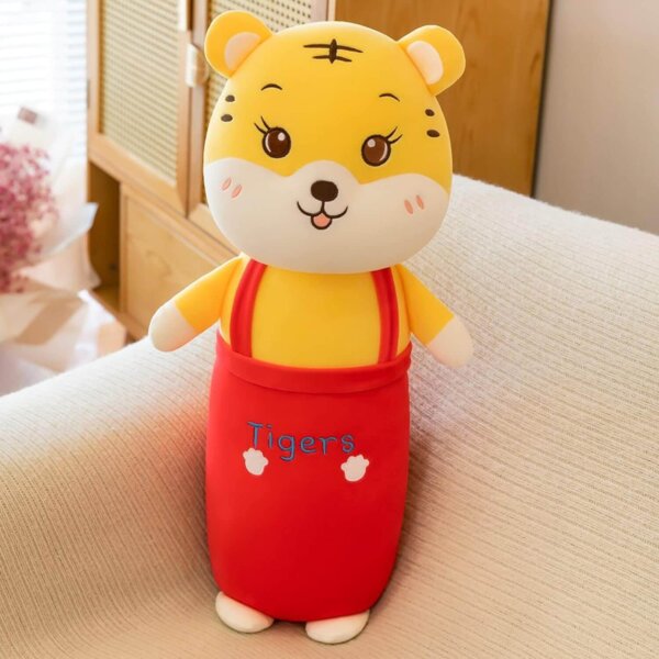Dangri Tiger Soft Toy Pillow Soft Toy Stuffed Animal Plush Teddy Gift For Kids Girls Boys Love8031