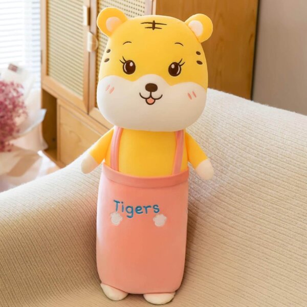 Dangri Tiger Soft Toy Pillow Soft Toy Stuffed Animal Plush Teddy Gift For Kids Girls Boys Love8028