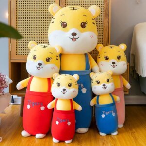 Dangri Tiger Soft Toy Pillow Soft Toy Stuffed Animal Plush Teddy Gift For Kids Girls Boys Love8027