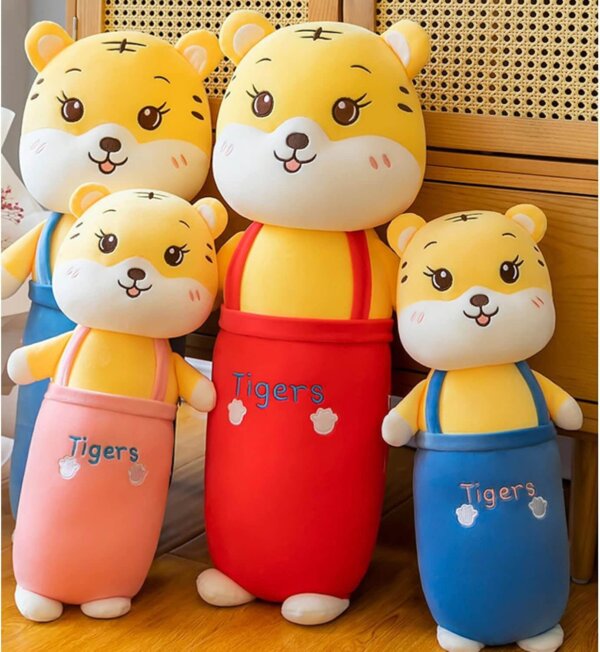 Dangri Tiger Soft Toy Pillow Soft Toy Stuffed Animal Plush Teddy Gift For Kids Girls Boys Love8033