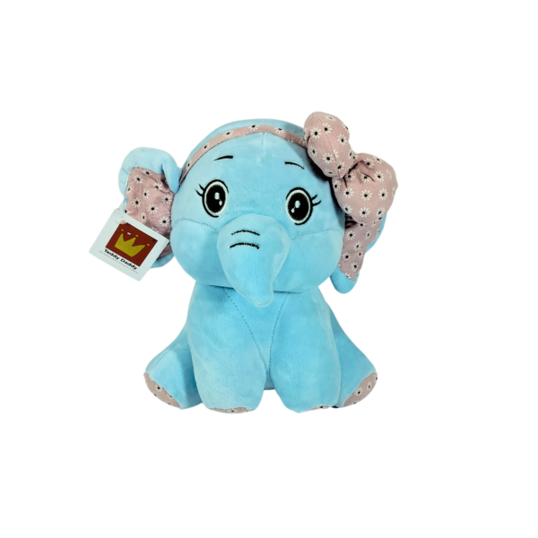 Ellie Elephant Stuffed Animal Soft Toy Light Blue, 25 Cm Soft Toy Stuffed Animal Plush Teddy Gift For Kids Girls Boys Love9339