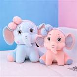 Ellie Elephant Stuffed Animal Soft Toy Light Blue, 50 Cm Soft Toy Stuffed Animal Plush Teddy Gift For Kids Girls Boys Love4594