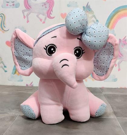 Ellie Elephant Stuffed Animal Soft Toy Pink, 40 Cm Soft Toy Stuffed Animal Plush Teddy Gift For Kids Girls Boys Love4566