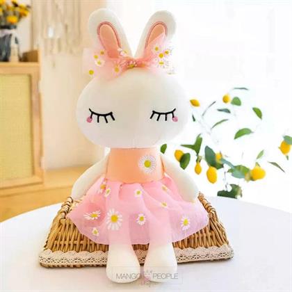 Flower Frock Bunny Doll Animal Toy Soft Toy Stuffed Animal Plush Teddy Gift For Kids Girls Boys Love6451
