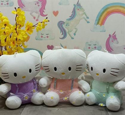 Flower Frock Kitty Soft Toy Stuffed Animal Plush Teddy Gift For Kids Girls Boys Love3294