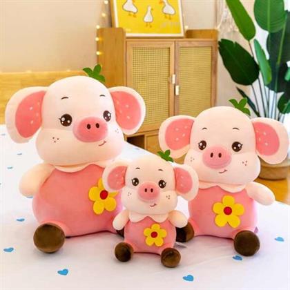 Flower Pig Plush Soft Toy Stuffed Animal Plush Teddy Gift For Kids Girls Boys Love7024