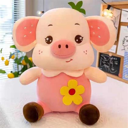 Flower Pig Plush Soft Toy Stuffed Animal Plush Teddy Gift For Kids Girls Boys Love7021