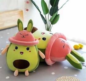 Fruit Cap Avocado Soft Toy Stuffed Animal Plush Teddy Gift For Kids Girls Boys Love4167