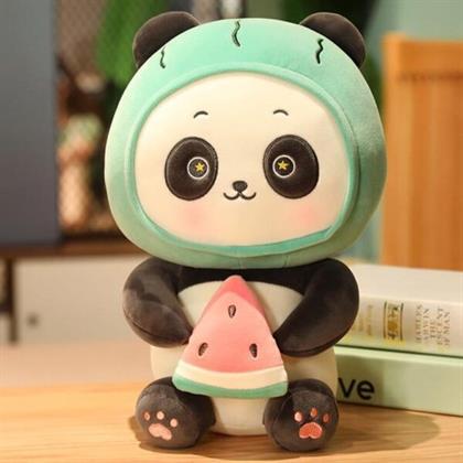 Fruit Cap Panda Animal Toy Multicolor Product, 35 Cm Soft Toy Stuffed Animal Plush Teddy Gift For Kids Girls Boys Love4608