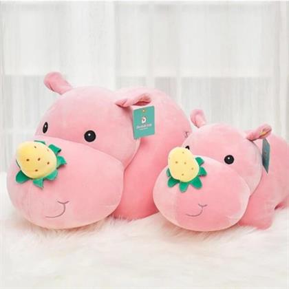 Fruit Hippo Teddy Soft Toy Stuffed Animal Plush Teddy Gift For Kids Girls Boys Love7036