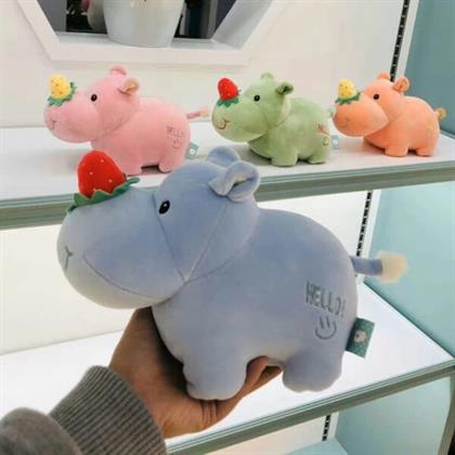 Fruit Hippo Teddy Soft Toy Stuffed Animal Plush Teddy Gift For Kids Girls Boys Love7035