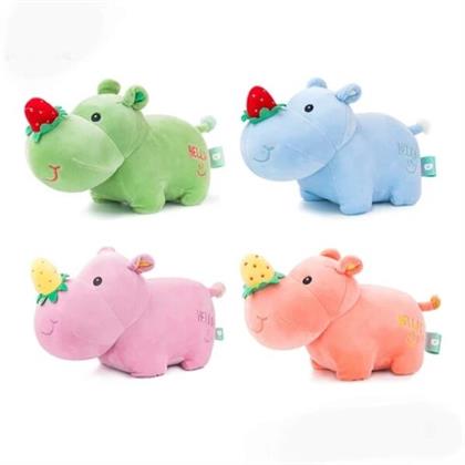 Fruit Hippo Teddy Soft Toy Stuffed Animal Plush Teddy Gift For Kids Girls Boys Love7037
