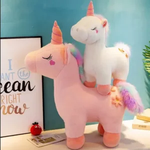 Gold Unicorn Soft Toy Stuffed Animal Plush Teddy Gift For Kids Girls Boys Love7815