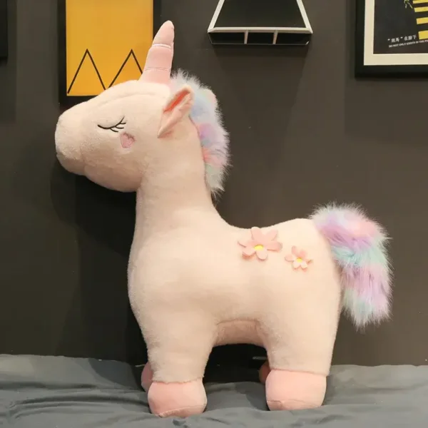 Gold Unicorn Soft Toy Stuffed Animal Plush Teddy Gift For Kids Girls Boys Love7814