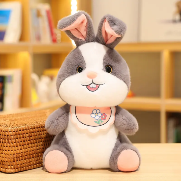 Lazy Rabbit Soft Toy Pink, 35 Cm Soft Toy Stuffed Animal Plush Teddy Gift For Kids Girls Boys Love8179