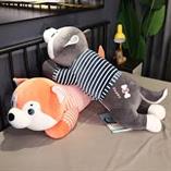 Happy Sleeping Dog Soft Toy Stuffed Animal Plush Teddy Gift For Kids Girls Boys Love3368