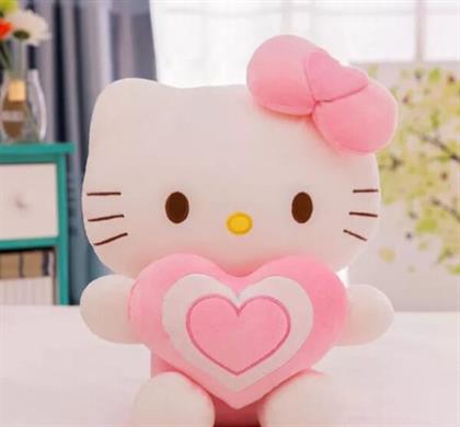 Heart Kitty Soft Toy Stuffed Animal Plush Teddy Gift For Kids Girls Boys Love4187