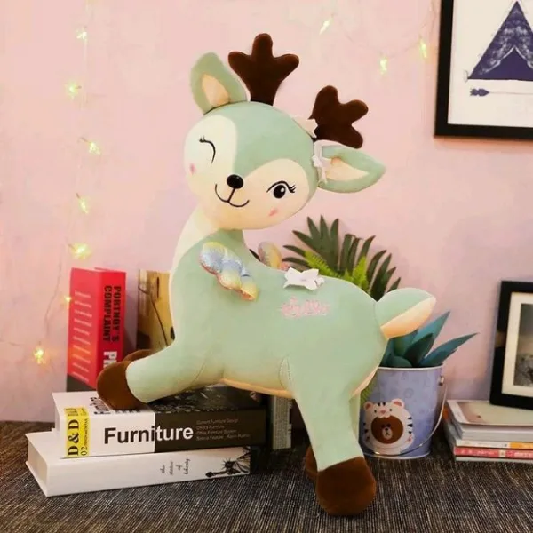 Hello Wing Deer Jungle Animal Soft Toy Stuffed Animal Plush Teddy Gift For Kids Girls Boys Love8889