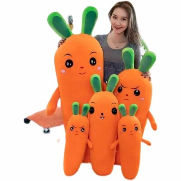 Hug Pillow Carrot Plush Soft Toy Stuffed Animal Plush Teddy Gift For Kids Girls Boys Love7535