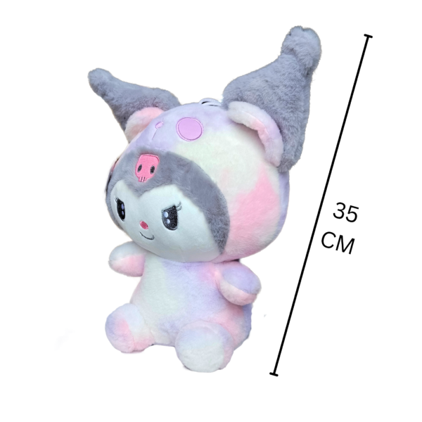 Kawai Kuromi Teddy Plush Trendy Multicolor Product, 35 Cm Soft Toy Stuffed Animal Plush Teddy Gift For Kids Girls Boys Love9322