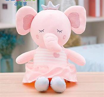 Lady Elephant Pink Stuffed Animal Soft Toy Soft Toy Stuffed Animal Plush Teddy Gift For Kids Girls Boys Love3507