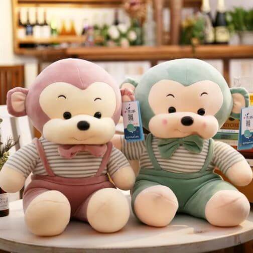 Monkey Teddy Soft Toy Soft Toy Stuffed Animal Plush Teddy Gift For Kids Girls Boys Love7652