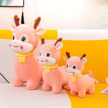 Muffler Deer Soft Toy Soft Toy Stuffed Animal Plush Teddy Gift For Kids Girls Boys Love6981