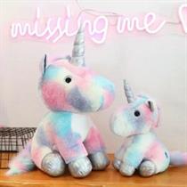 Multicolor Unicorn Soft Toy Stuffed Animal Plush Teddy Gift For Kids Girls Boys Love4367