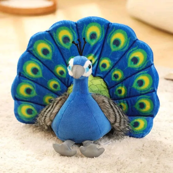 Peacock Designed For Learning Soft Toy Stuffed Animal Plush Teddy Gift For Kids Girls Boys Love8959