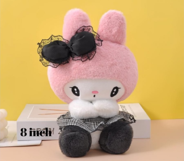 Kawai Kuromi Frock Teddy With Bow LCTD Toy - Image 2