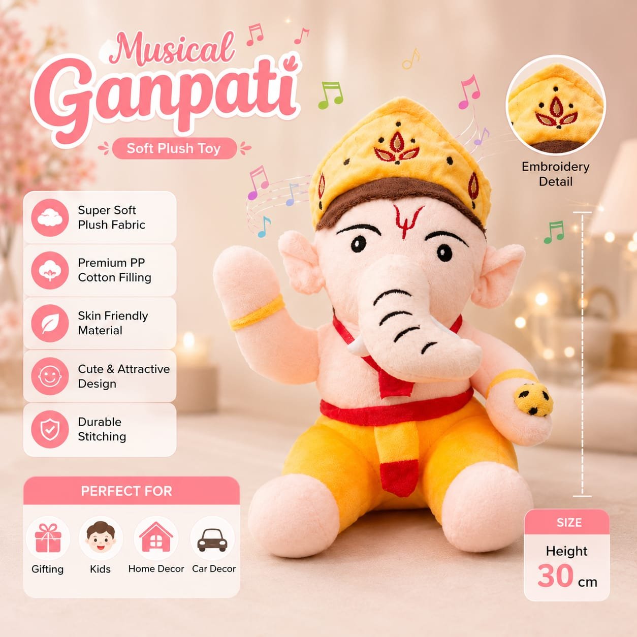 Musical Baby Ganpati Chanting - Image 3