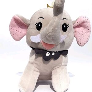 Star Crown Elephant Soft Toy Stuffed Animal Plush Teddy Gift For Kids Girls Boys Love9022