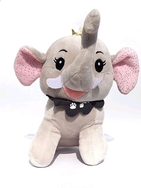 Star Crown Elephant Soft Toy Stuffed Animal Plush Teddy Gift For Kids Girls Boys Love9022