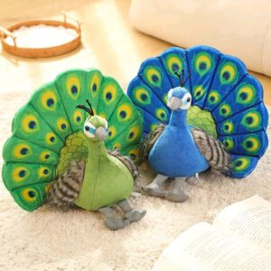Peacock Designed For Learning Soft Toy Stuffed Animal Plush Teddy Gift For Kids Girls Boys Love8958