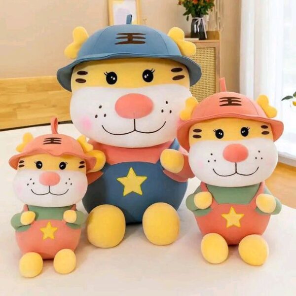 Dangri Star Tiger Stuffed Animal Soft Toy Stuffed Animal Plush Teddy Gift For Kids Girls Boys Love8785