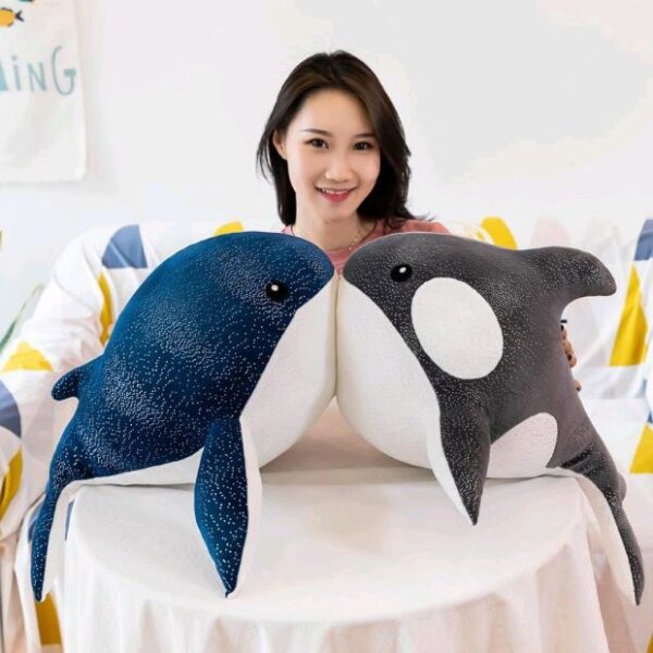 Glitter Dolphin Water Animal Plsuh Soft Toy Stuffed Animal Plush Teddy Gift For Kids Girls Boys Love8855